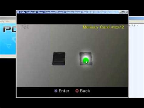 pcsx2 memory card manager.